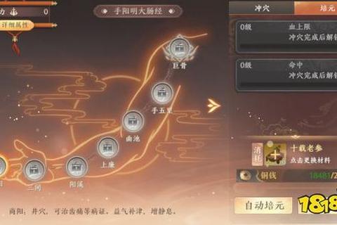 天龙八部手游经脉培养顺序与属性加成最大化技巧全解析