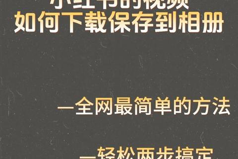 小红书视频下载全攻略：手机电脑操作步骤详解