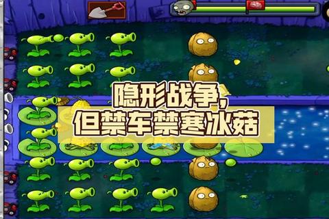 隐形战争全关卡通关技巧：寒冰菇与盲打布局实战解析