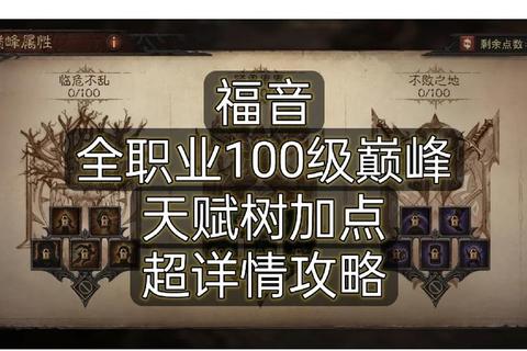 战神OL全职业技能树加点配置指南2024最新高胜率PVP与副本通用攻略  第1张