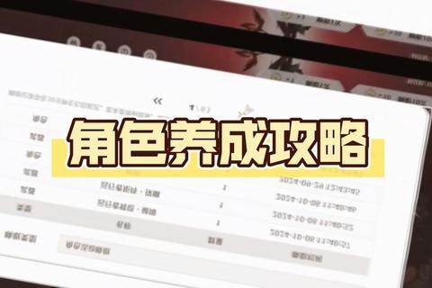 美人谋全剧情通关技巧与角色养成攻略详解