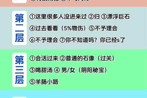 时空区梦幻手游蜃境通关技巧与路线规划打法思路分享