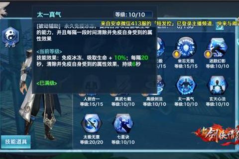 剑侠情缘手游武当双流派选择与技能连招属性培养全攻略