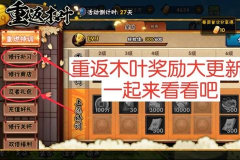 火影手游重返木叶多久毕业 高效刷图技巧助你省时拿满奖励