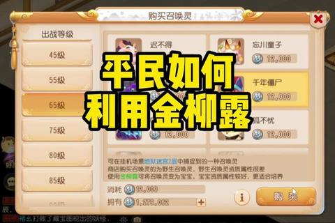 金柳露洗宝宝高效技巧与稳赚金币攻略