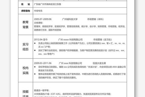 免费简历模板下载网站推荐_最新实用资源汇总