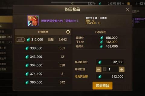 网游高价值装备交易指南稀有物品获取技巧与出售渠道分析  第1张
