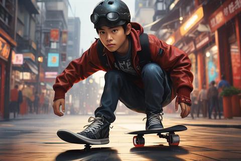 滑板少年：街头炫技手游下载-极速驰骋自由竞技新体验