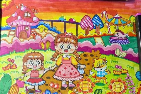 童趣乐园：儿童创意游戏与多彩图画奇幻探索之旅