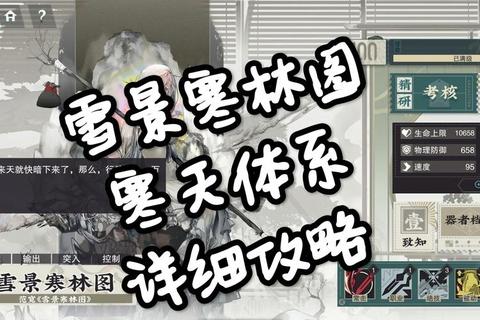 冰点生存极寒环境全攻略十项必备技巧与资源管理指南