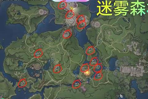迷幻森林终极生存指南十大隐藏区域路线解析与资源收集技巧