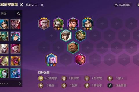 2024睡男人平民低投入高胜率阵容搭配实战技巧