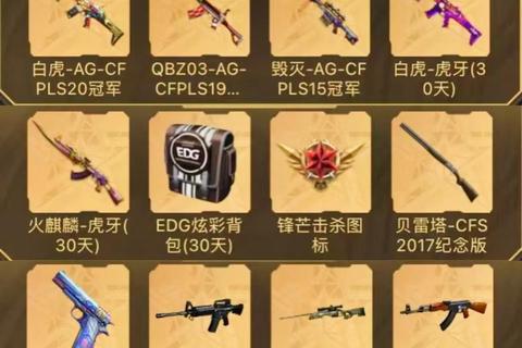 CF有哪些枪玩家必看最强武器解析及实战搭配攻略