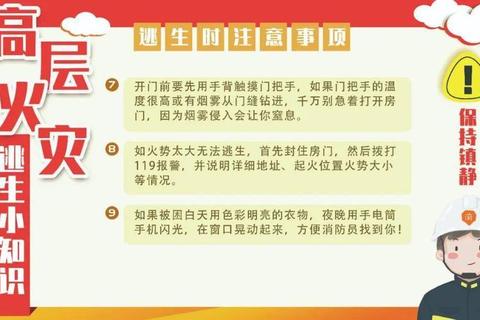 住宅火灾逃生全攻略：7步避险法则与紧急自救工具清单详解