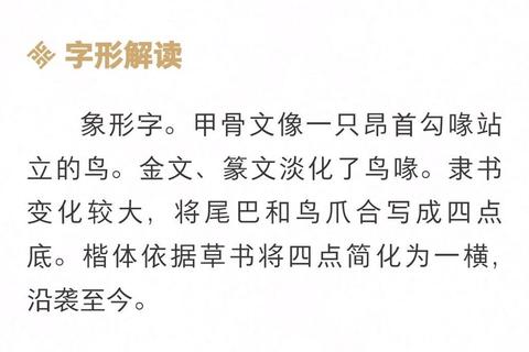 鸟部件的字有哪些难区分？常用汉字分类汇总助你快速掌握规律