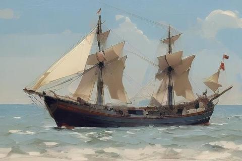 碧海征途:风帆贸易与未知海域的冒险博弈