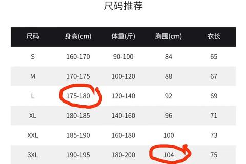 XL是多少斤的人穿的体重参考指南告别选码烦恼轻松购