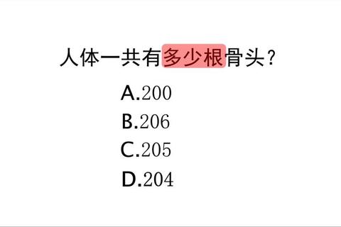 人类有多少块骨头？认知误区与科学解答助你精准掌握骨骼知识