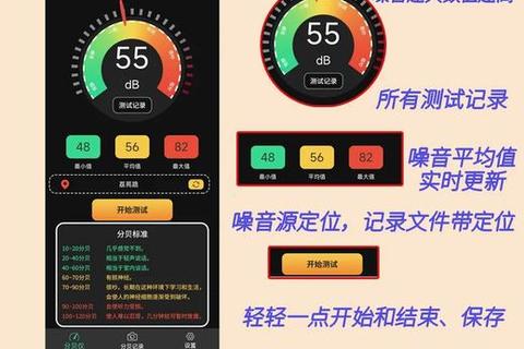 超灵敏智能测声音分贝手机软件轻松守护静谧空间