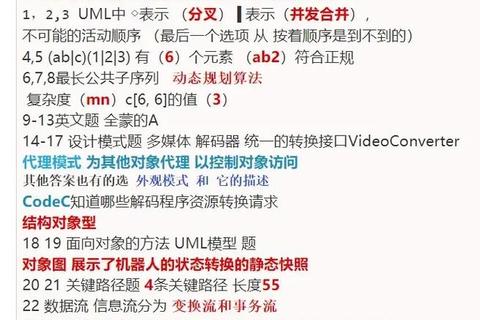 高效攻克软考软件设计师真题权威解析与实战精粹