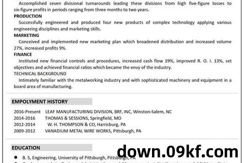 Application Software Review: English Resume Template Download