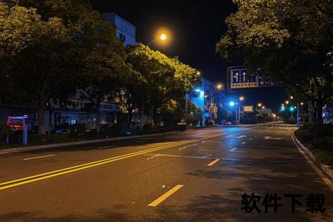 视频夜路素材下载-高清夜间道路实拍片段免费获取合集