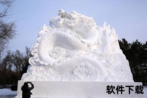 东北冰雕素材视频下载_冰雪艺术雕刻作品-冬季景观高清合集