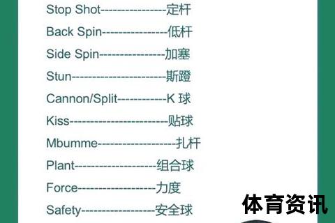 斯诺克_起源发展+规则技巧+运动魅力全解析