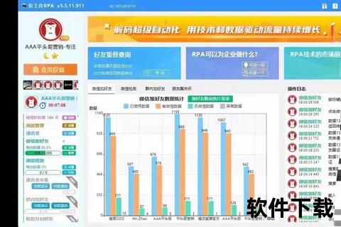智能高效微信加人软件一键极速拓展社交网络人脉