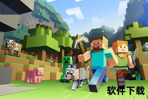 怀旧方块世界-重返我的世界经典版本探险之旅