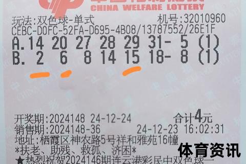 双色球4+1中奖金额解析：四个红球一个蓝球奖金揭晓