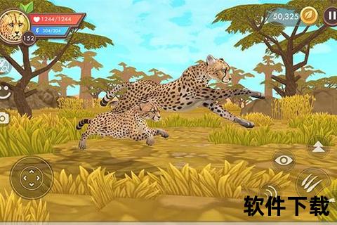 动物模拟器下载_真实生态冒险与生存挑战体验动物世界体验-3D模拟器免费下载_探索荒野生存法则野生动物模拟器下载：化身猛兽开启野外生存冒险动物生存挑战：3D模拟器下载-自由探索自然世界