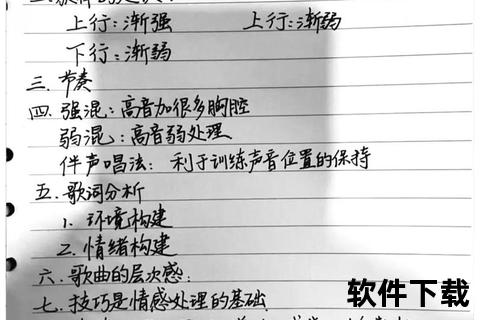 声乐笔记下载指南_专业技巧与实用资源全收录