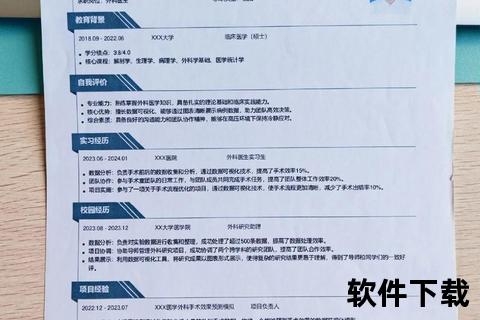 医生简历模板下载_专业个人求职简历范本免费获取指南