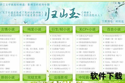 晋江文学城APP下载_海量正版小说免费畅读-一键获取安装指南