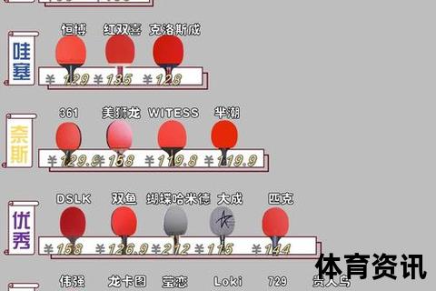 乒乓球拍哪个品牌好-2023热门品牌推荐与选购指南
