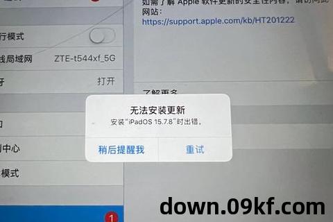 ipad下载不了软件