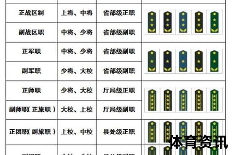团级干部对应军衔解析-级别划分与职务职责详解