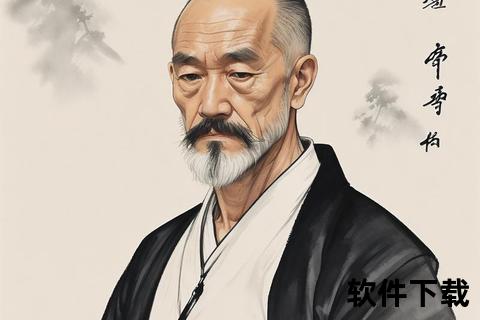 水墨画爷爷直播作画视频下载-全程手绘教程及作品高清合集