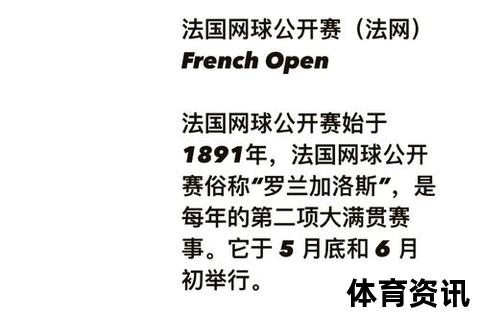 网球大满贯解析：赛事定义_冠军荣誉与历史意义全解读