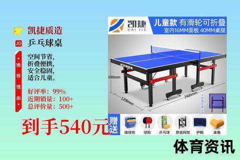 乒乓球台价格一览表：多少钱一张及选购指南